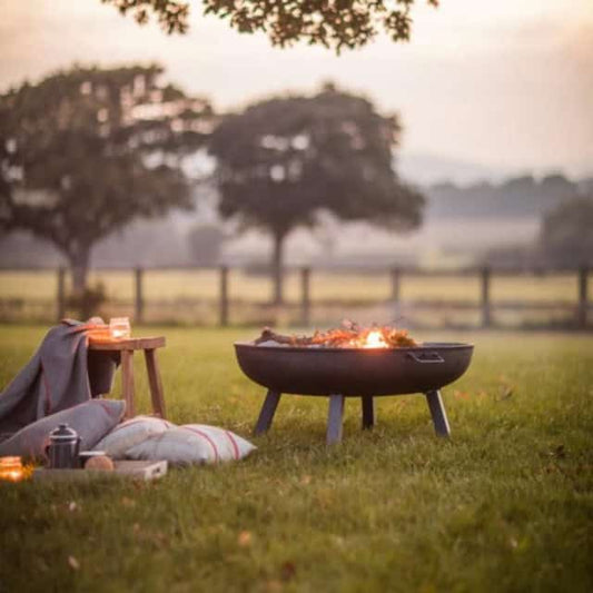 'Ramsdell' Large Modern Steel Fire Pit - thumbnail