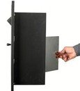 Rear opening post box