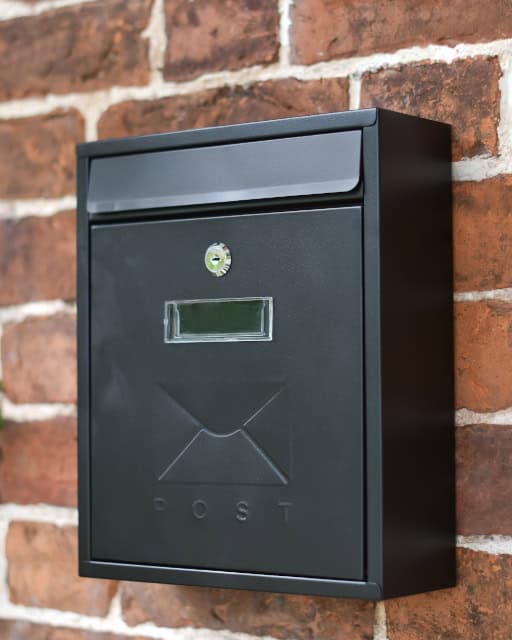 'Rectángulo' Steel Wall Mounted Post Box - thumbnail