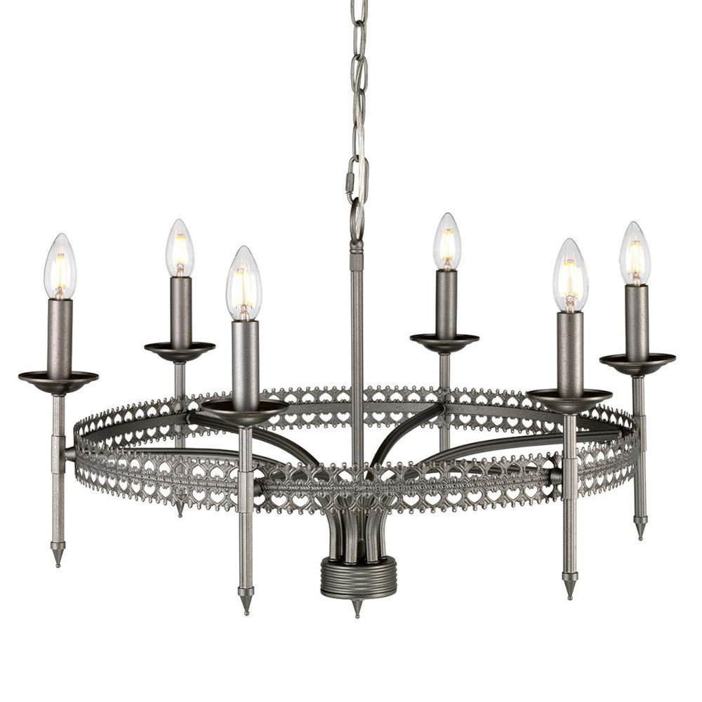 Regal 'Brymbo' Six Light Chandelier 