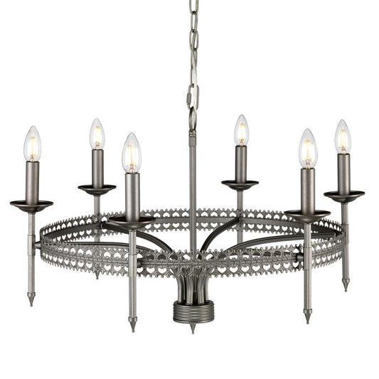 Regal 'Brymbo' Six Light Chandelier 