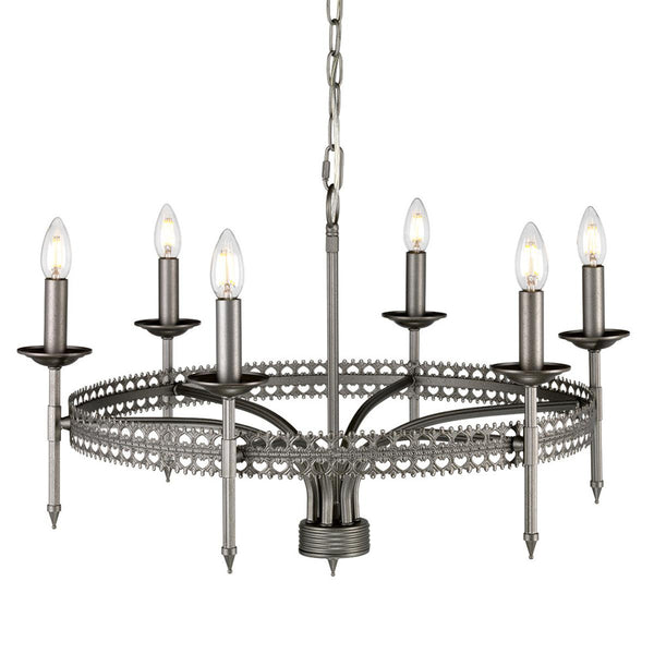 Regal 'Brymbo' Six Light Chandelier