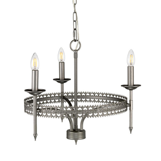 Regal 'Brymbo' Three Light Chandelier