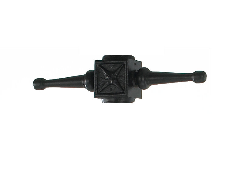 Cast Iron Lamp Post Ladder Bars On A White Background