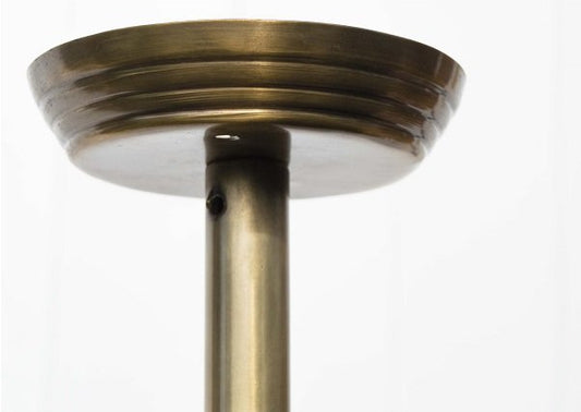 Rigid Hanging Lantern Antique Brass