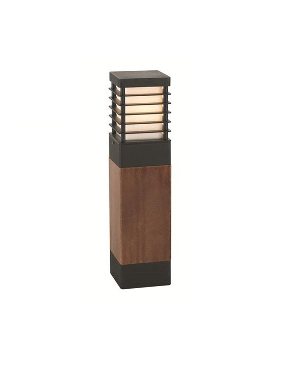 'Risley' Wooden Bollard In Black 