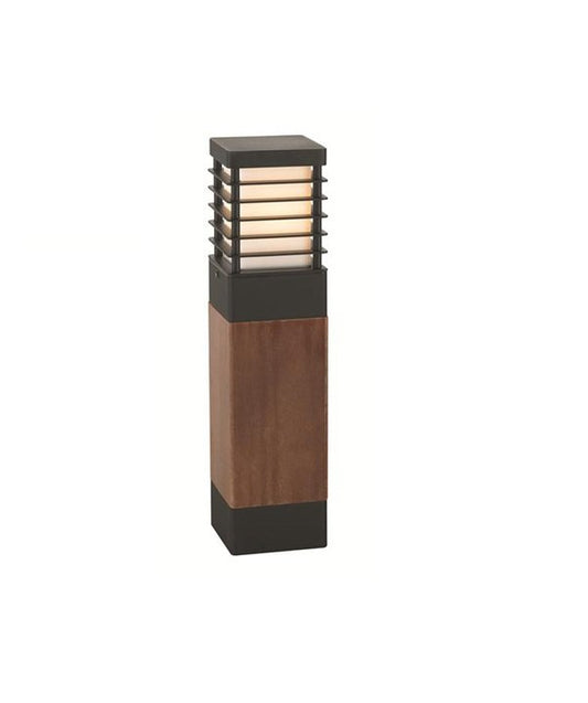 'Risley' Wooden Bollard In Black 