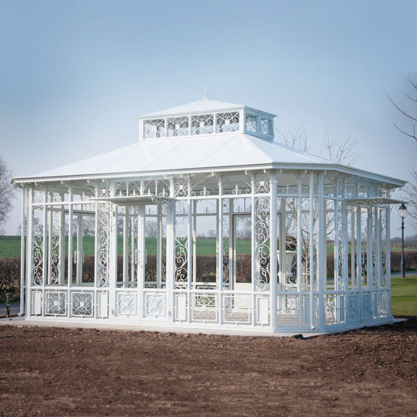 'Rosebride Manor' White Summerhouse