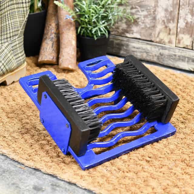 Royal Blue "The Trio" Garden Boot Scraper