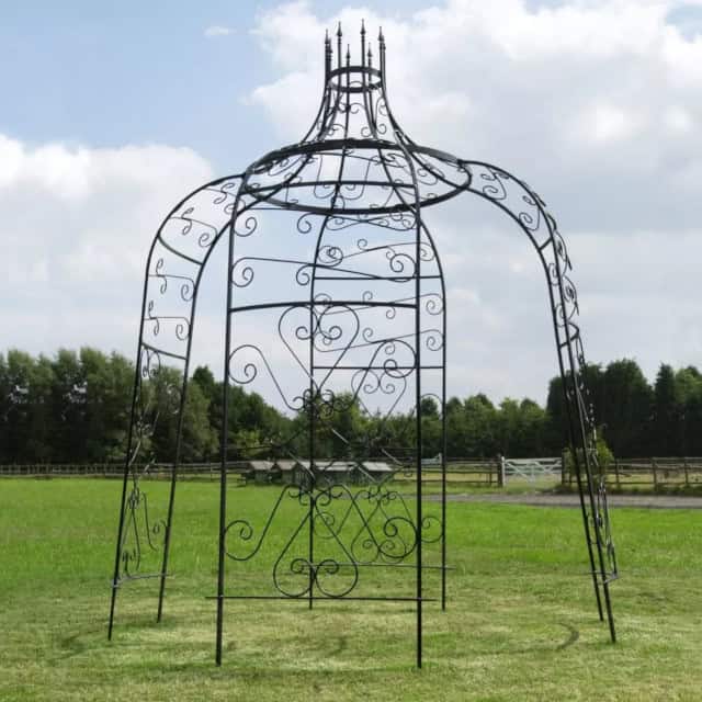 'Royal Fort' Tower Black Gazebo - thumbnail