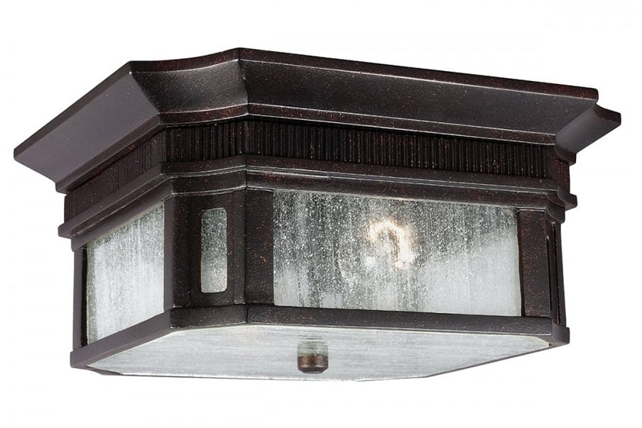 Rustic Bronze Flush Fitting Wall or Ceiling Light