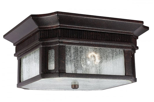 Rustic Bronze Flush Fitting Wall or Ceiling Light