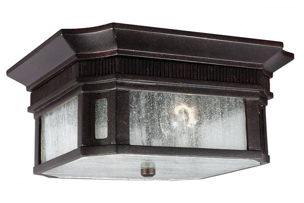 Rustic Bronze Flush Fitting Wall or Ceiling Light