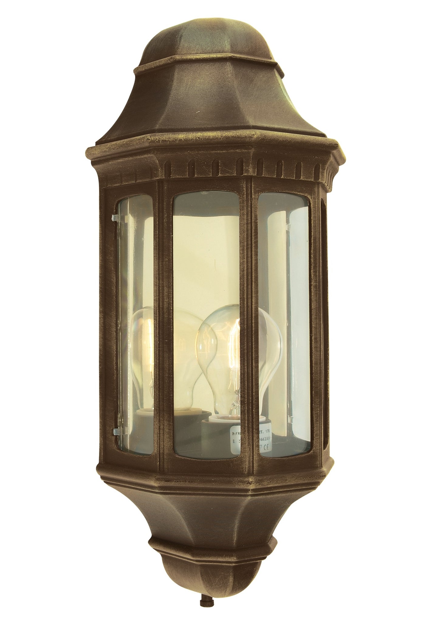 Traditional Flush Half Wall Lantern