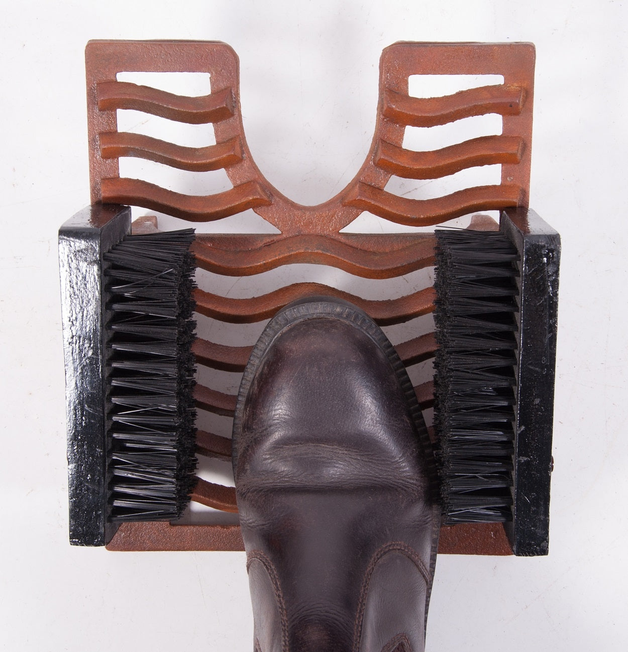 Brown "The Trio" Garden Boot Scraper, Brush and Jack
