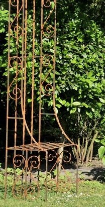 Rustic Iron Gazebo with seat
