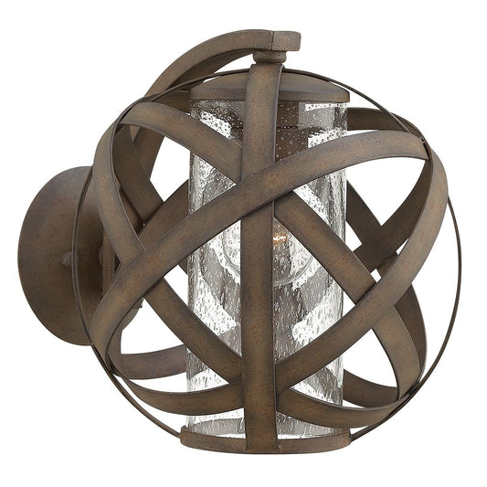 Rustic Iron Sphere Wall Light