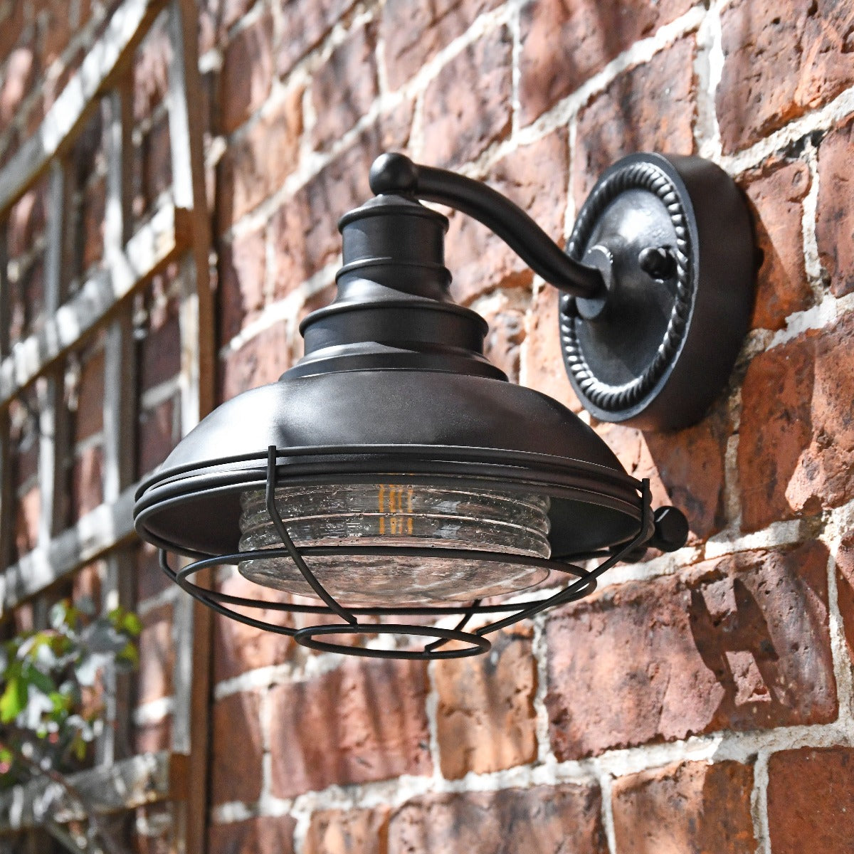 Rustic Nautical Wall Lantern