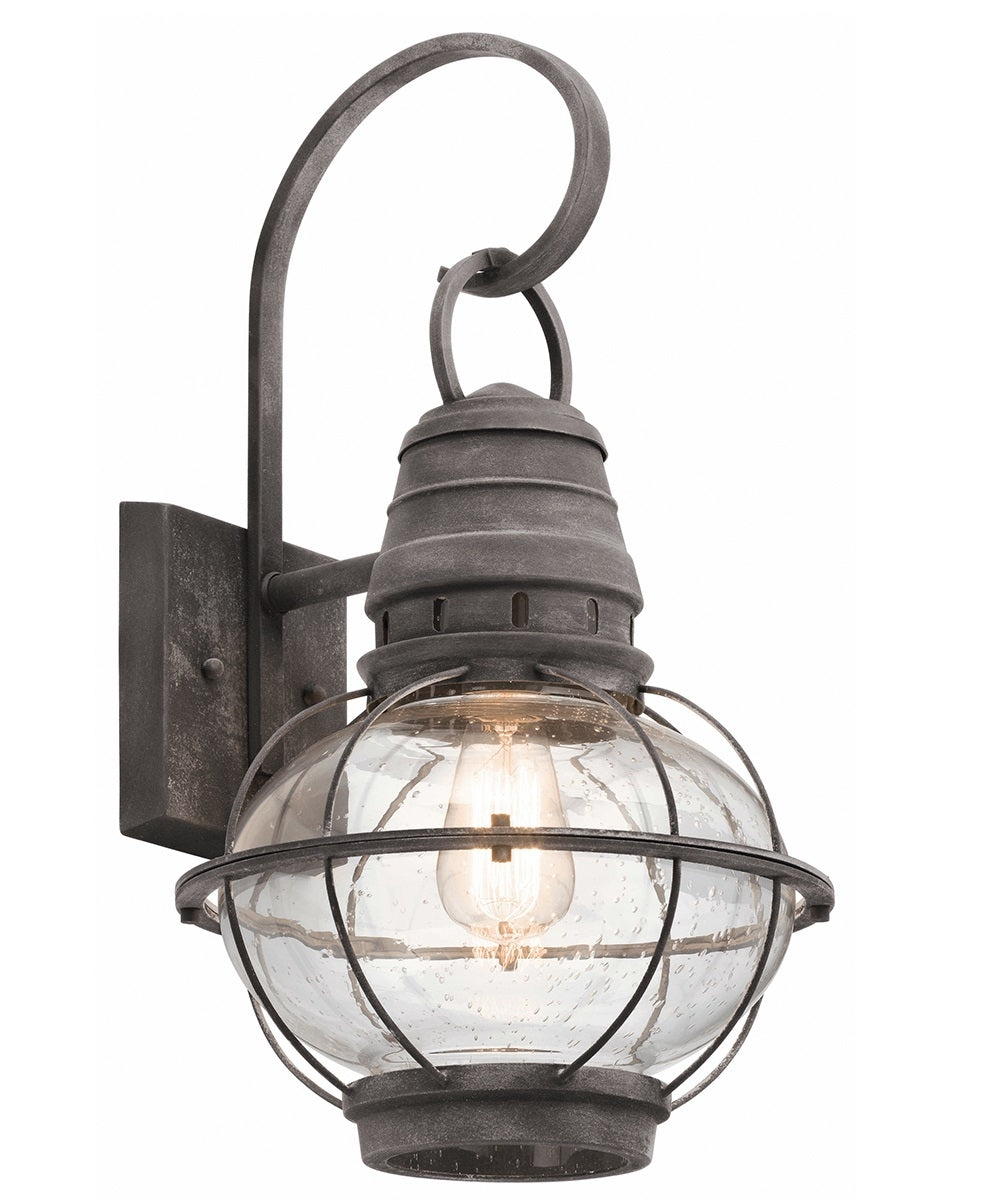 Rustic Zinc Railway Style Wall Lantern