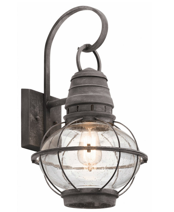Rustic Zinc Railway Style Wall Lantern