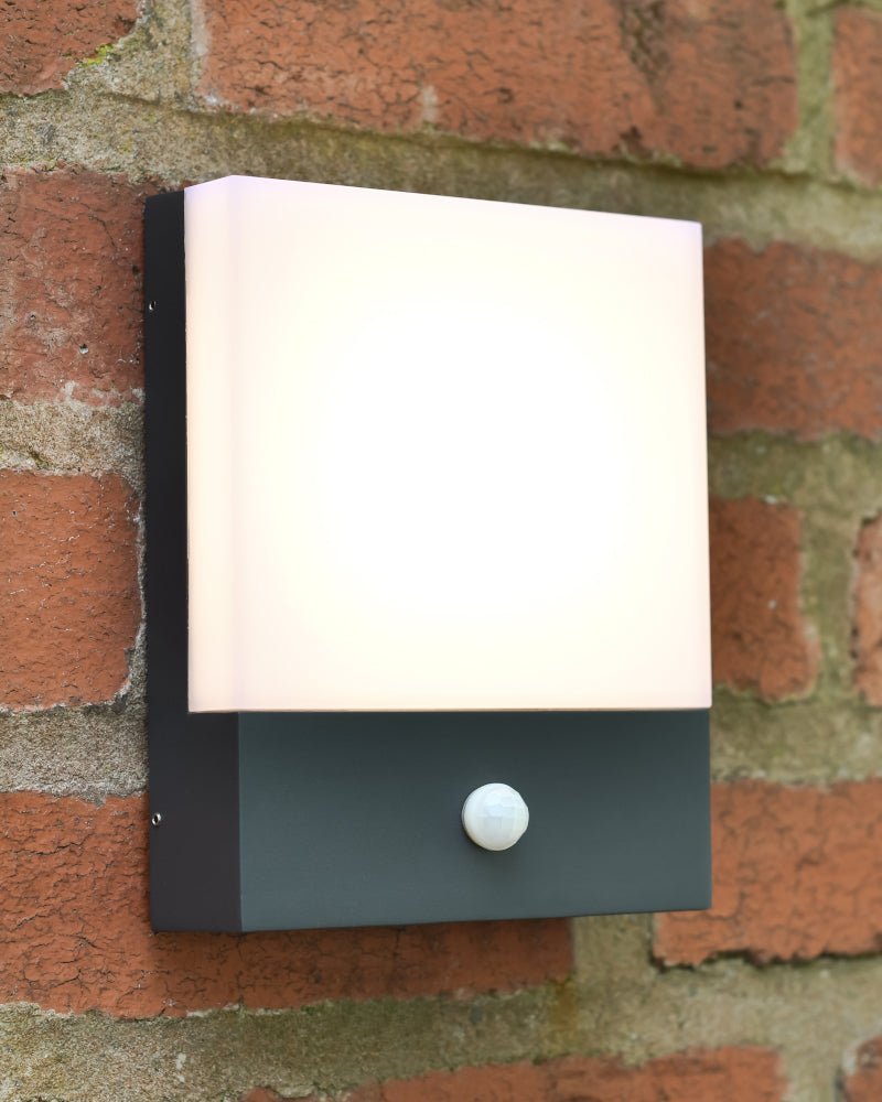 The 'Rydal' lit up on a wall