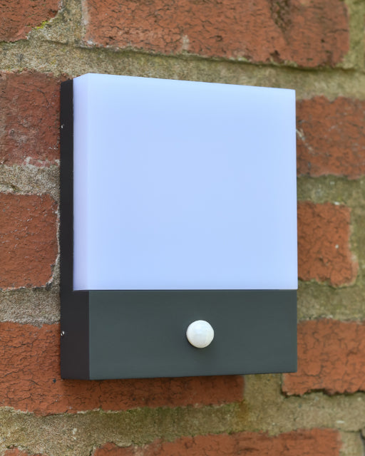 'Rydal' LED Wall Light With PIR Sensor