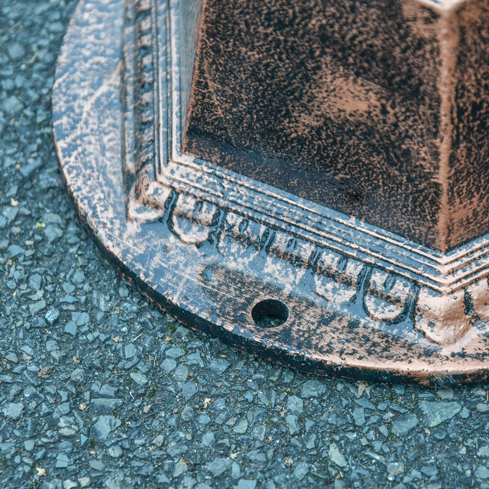 Close up of the pre drilled fixing points