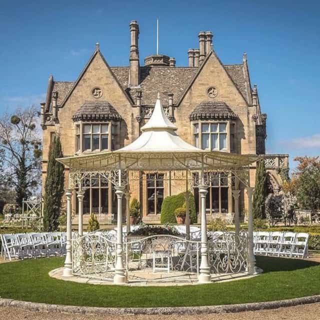'Sandleford' Exclusive Cream Bandstand - 4.4m - thumbnail