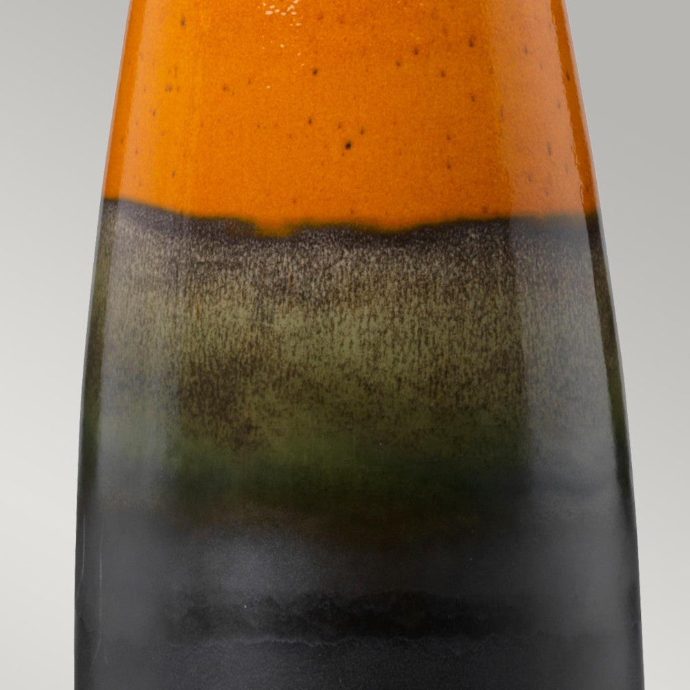 Magnified view of the green middle section of the base
