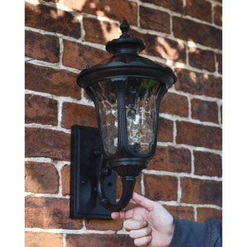 Black Aluminium Ornate Victorian Lantern Scale Shot