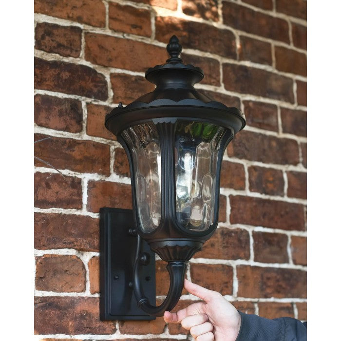 Traditional Black Aluminium Ornate Victorian Lantern Scale Shot 