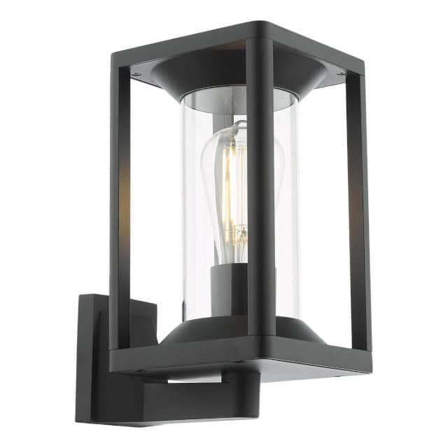 'Scolton' Matt Black Contemporary Wall Light - thumbnail