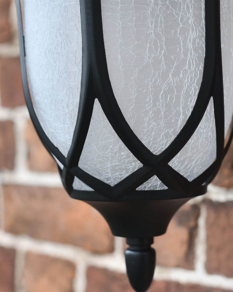 Close up of the Gothic inspired framework