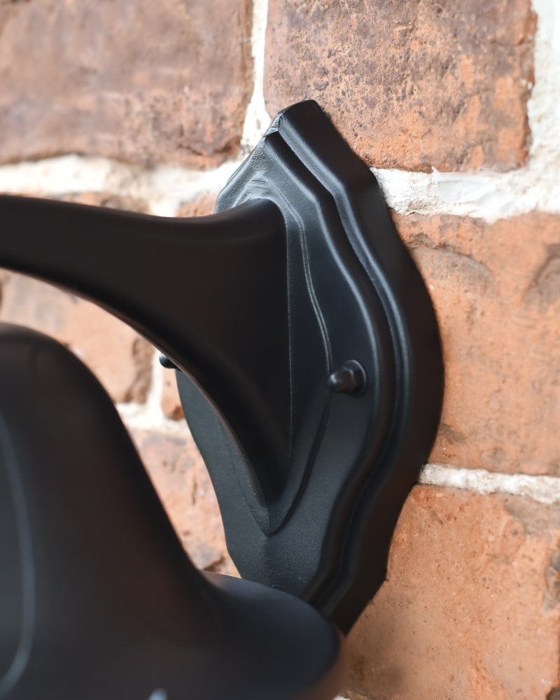 The black diamond shaped backplate 