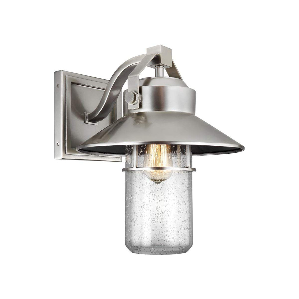 'Sharpham' Large Steel Wall Light