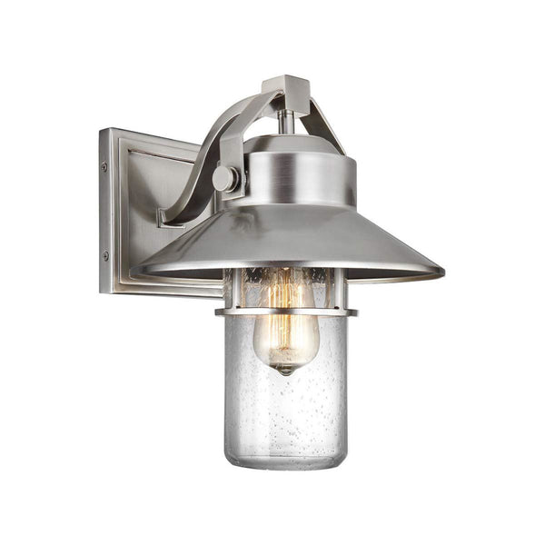 'Sharpham' Medium Steel Wall Light
