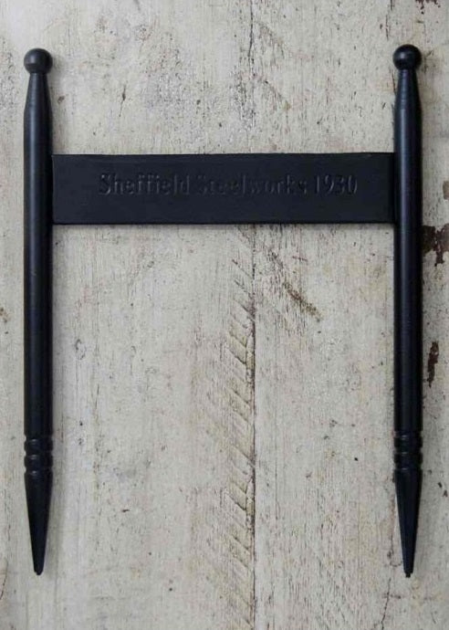 "Steelworks" Black Iron Spiked Garden Boot Scraper