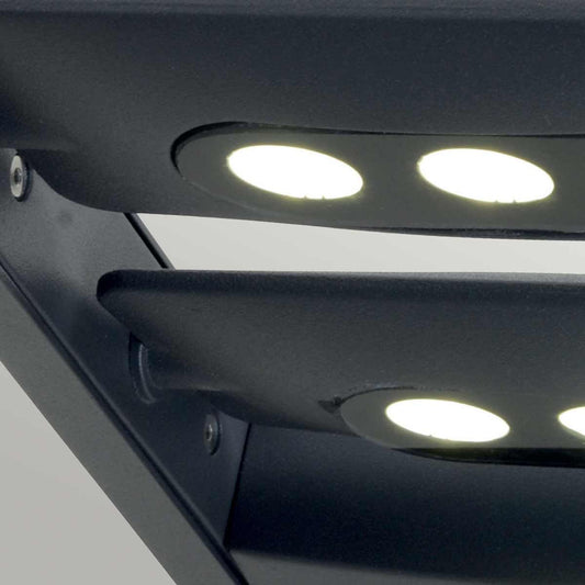 6 led rotating wall light detail 1