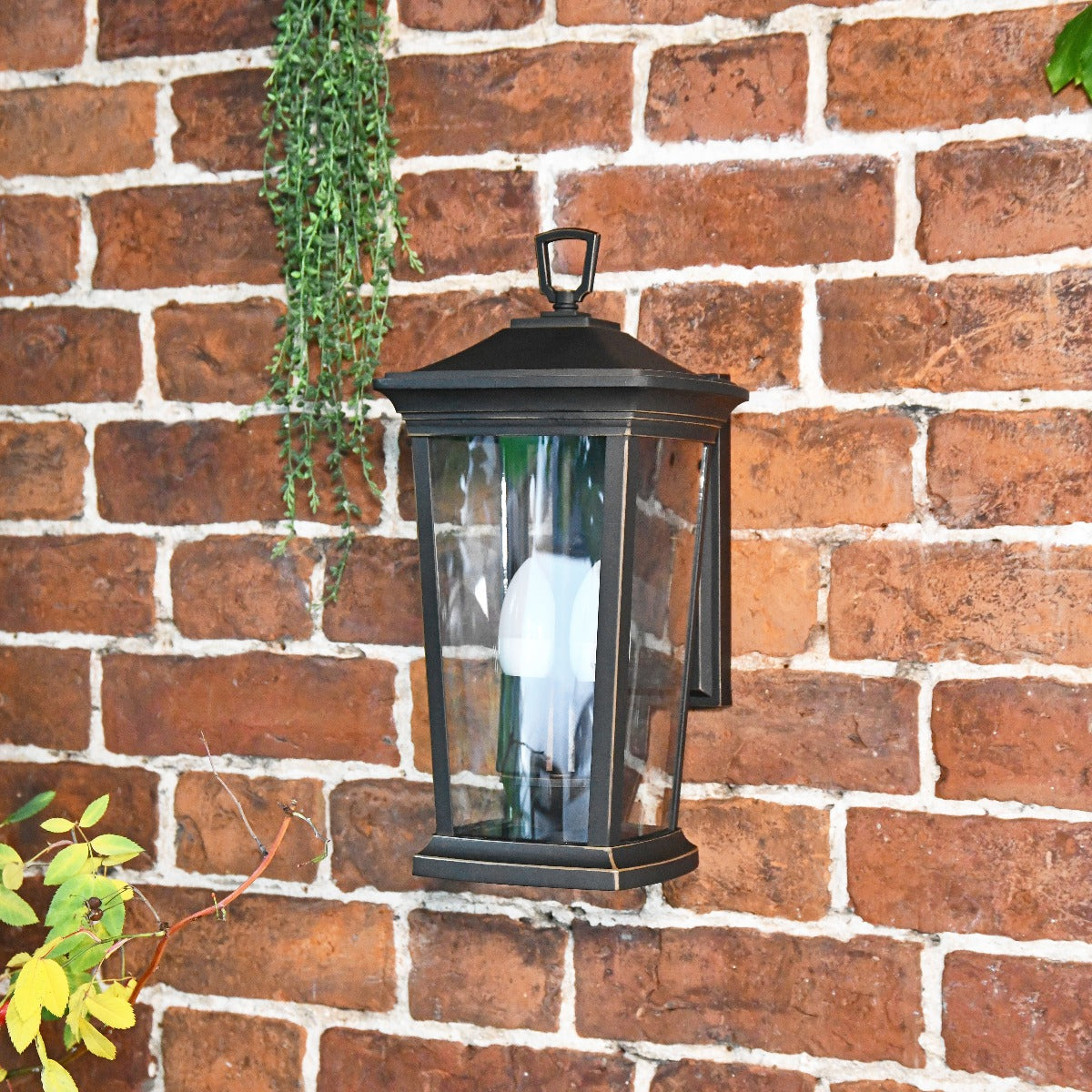 "Silbury" Medium Antique Bronze Wall Lantern