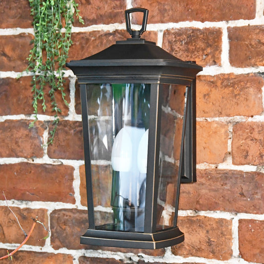 "Silbury" Medium Antique Bronze Wall Lantern