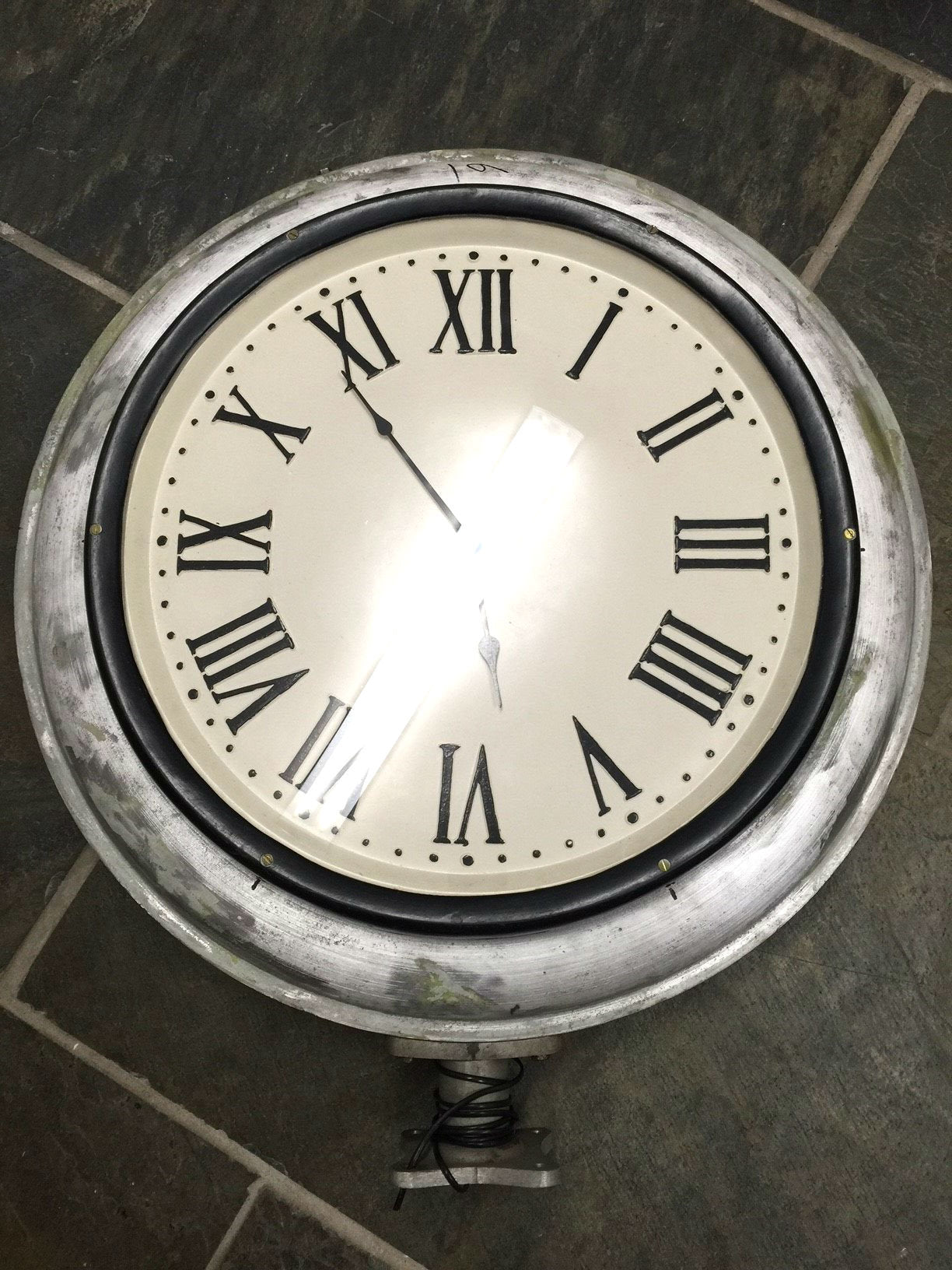 Giant Lamp Post Clock Face