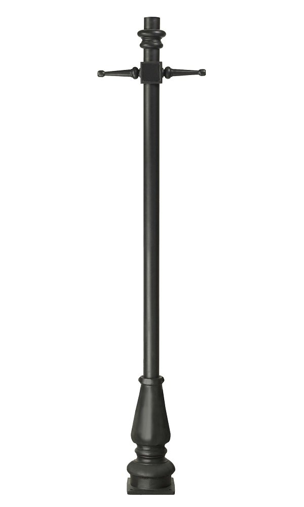 1.7m Tall Black Contemporary Lamp Post