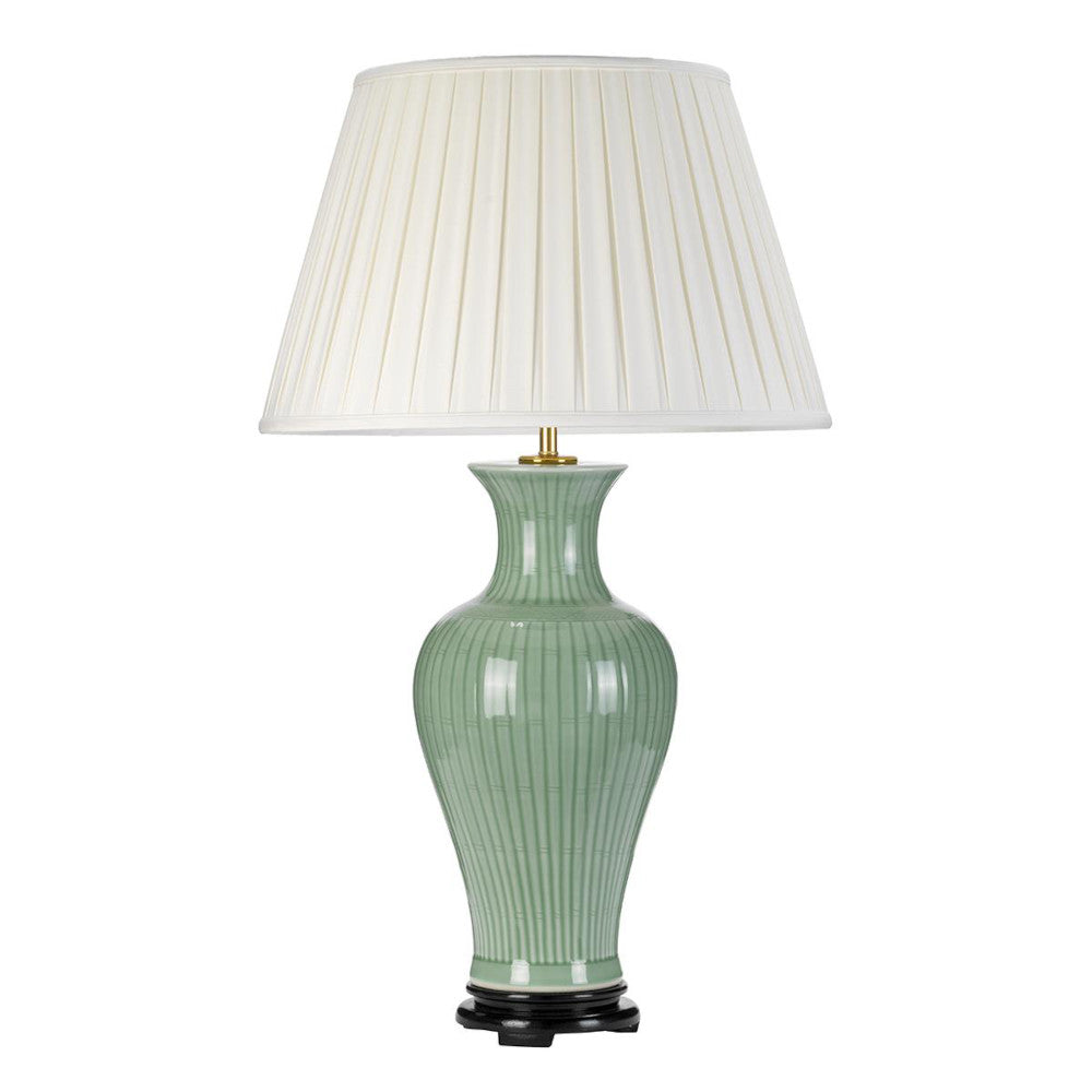The ceramic 'Slebech' lamp not illuminated