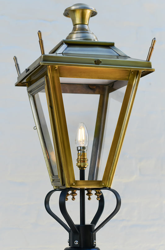 61cm Antique Brass Dorchester Lantern