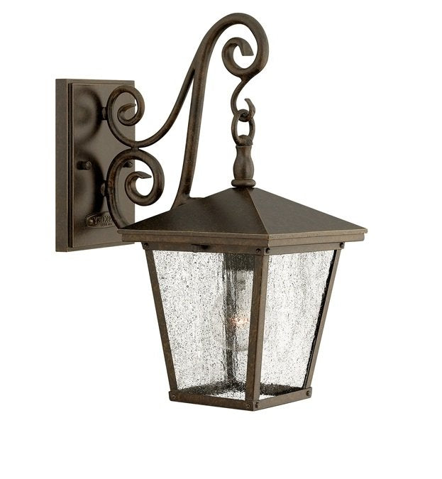 Antique Bronze Victorian Coach Lantern Wall Light