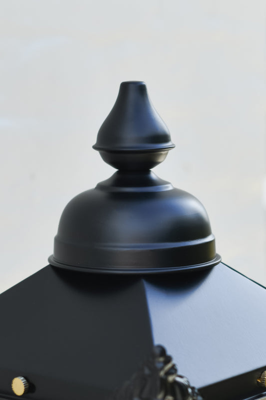 60cm Black Victorian Lantern centrepiece