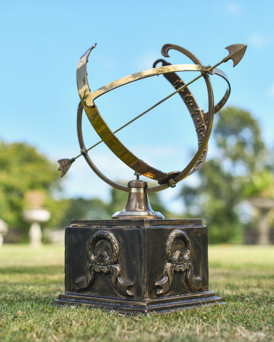 Small Bronze 'Ghirlanda' Pillar