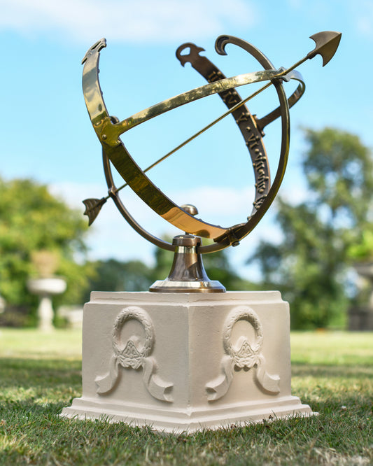 Small Cream 'Ghirlanda' Pillar