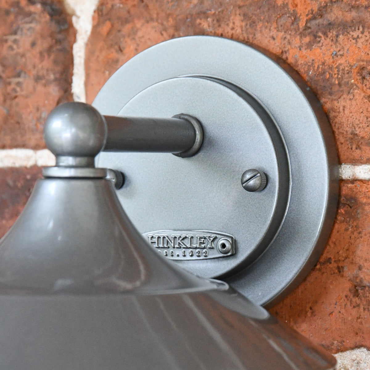 Small Silver Nautical Style Top Fix Wall Lantern