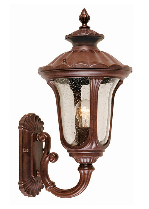 Rustic Bronze Baroque Wall Lantern